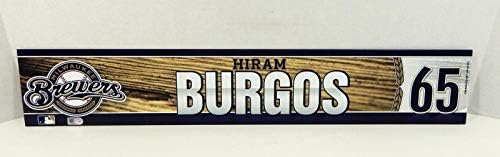 2012 Milwaukee Brewers Hiram Burgos 65 Igra Izdavana ploča za ormarić PAVY Brew328 - MLB igra koja se koristi