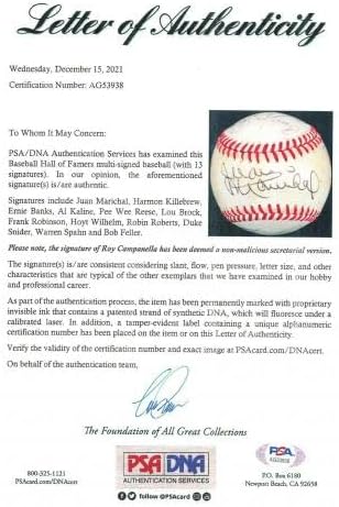 Baseball Hall of Fameer Multi-potpisan bejzbol autografa Auto PSA / DNK AG53938 - AUTOGREM BASEBALLS