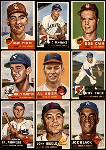 1953. TOPPS Baseball Complete Set GD +