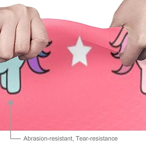 Cute Unicorns Extra Thick Yoga Mat - Eco Friendly Non - slip Vježba & fitnes Mat Vježba Mat