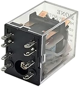 MAKEE 5kom intermedijarni relej Mini elektromagnetni Relejni prekidač sa LED zavojnicom opšti DPDT 8/11/14