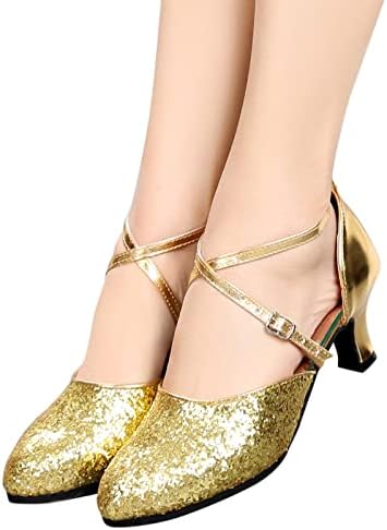 Sandale za ženske latino plesne cipele Sandale petela sa balzemlja Salsa Tango Party Sequin
