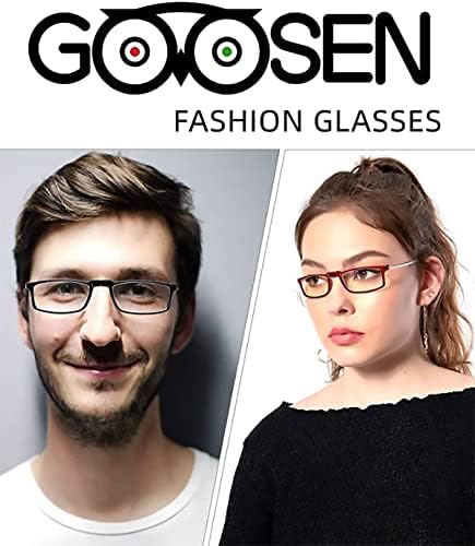 Naočale za čitanje za žene Muškarci, Keychain Torbe Kompaktni sklopivi čitači, bistri objektiv plava naočala