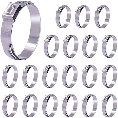 mankk 20kom 1 inčni PEX prstenovi za presovanje, nehrđajući prstenovi sa jednim Ušom, za Pex