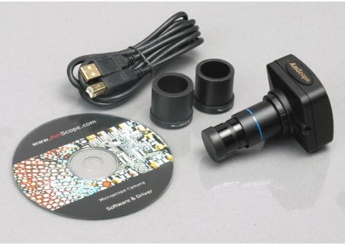 Amscope T690C-PL-10m Digitalni Trinokularni složeni mikroskop, uvećanje 40X-2500X, okulari WH10x