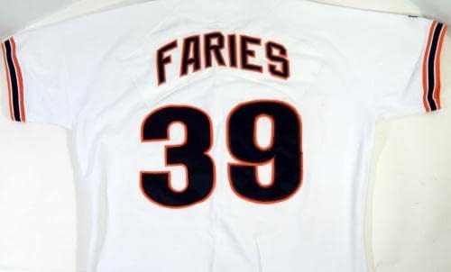 San Francisco Giants Paul Faries 39 Igra Polovni bijeli dres DP17465 - Igra Polovni MLB dresovi