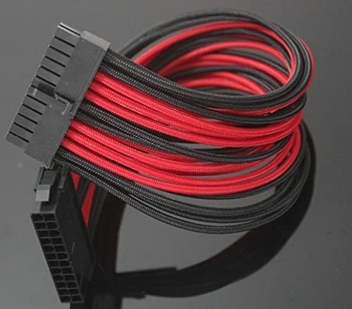 Konektori 30cm 18AWG najlonska žica sa rukavima matična ploča ATX 24pin muški i ženski Produžni