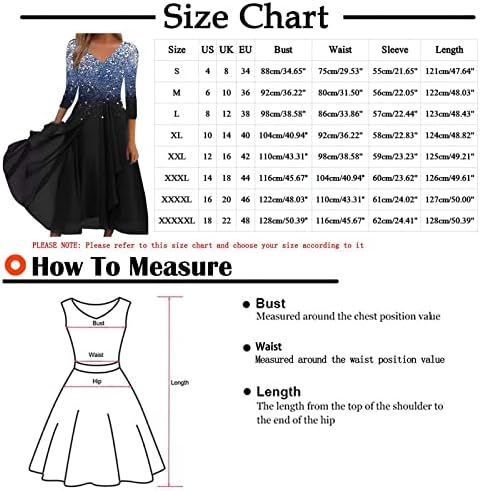 Cokuera Spring Haljine za žene 2023 Elegantna tiskana Dress Haljina visokog struka Seksi V-izrez