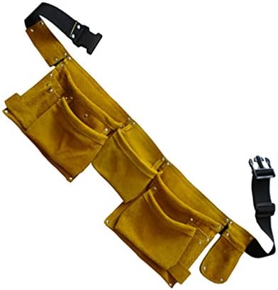Doitool muns Fanny Pack Muške torbe kožne struk alata sa više džepom za tehničar za električar, stolari i tehničar
