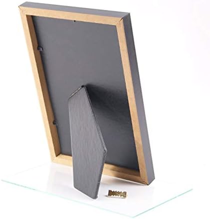 CREATIVEPF [5,5x8,5BK] Crni kazališni okvir drži 5,5x8,5-inčni medij s instaliranim vješalicama i štapićem