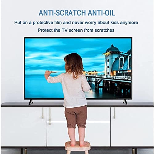 DRILLYR zaštita za TV ekran protiv ogrebotina, TV film filtera plave svjetlosti protiv odsjaja matirana