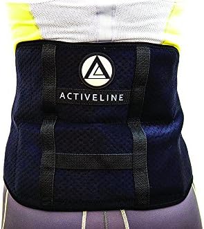 ActiveLine Sports Ice Therapy folija za leđa i dvije ledene mahune za višekratnu upotrebu, Crna