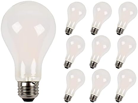 CLEANLIFE LED A19 LED sijalica - pakovanje od 10 A19 LED sijalica - E26 baza, 1000 lumena, 2700k topla