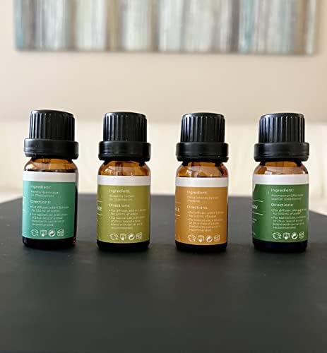 Postavljena esencijalna ulja Pran - 8 x 10 ml. od prirodne i terapijske ocjene za aromaterapiju
