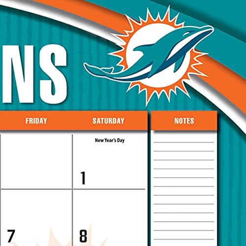 TURNER SPORTS Miami Dolphins 2022 22x17 Desk kalendar