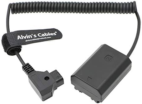 Alvinovi kablovi NP-FZ100 lažna baterija do DTaP kabla za napajanje za Sony a7iii A7R A9 ILCE-9