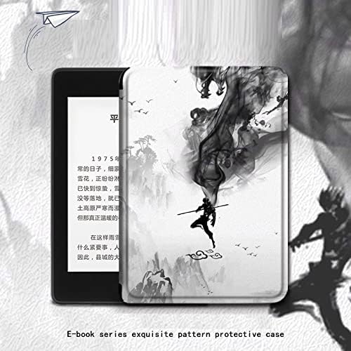 LYZGF Case za Kindle-Monkey King Ink Painting Kindle Case for all-Kindle Paperwhite Series case Smart Cover