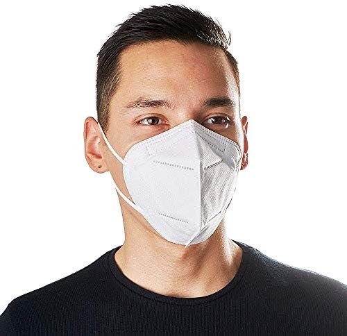 LundyBright Kn95 maska za lice 50 pakovanja, 5-slojne zaštitne maske Respirator, prozračna šolja zaštita maske