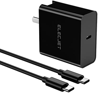Elecjet 45-Watt USB-C Superfast Charger, PD 3.0 PPS Type-C zidni Punjač za Samsung Note, S20, S21, Galaxy