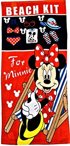 Djevojke karakter Minnie miš meka plaža / ručnici sa kapuljačom
