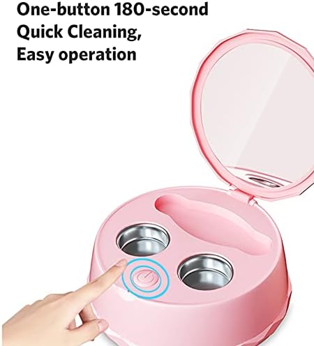 Hiod ultrazvučni kontakt čistač za čišćenje kontaktnih sočiva Case Box Time Podešavanje strojeva za čišćenje Ultrazvučno čišćenje mašina za pranje za kupanje,
