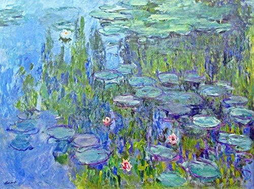 Boja po brojevima za odrasle Claude Monet-Water Lilies DIY boja po broju za odrasle početnik