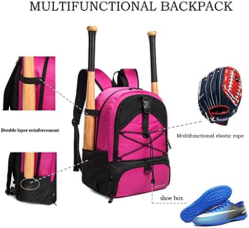 Qiaoqii baseball softball bag / nogometna torba / košarkaška torba / višenamjenski ruksak ruksaka sa
