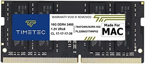 TimeTec 16GB Kompatibilan za Apple 2017 Imac DDR4 2400MHz PC4-19200 CL17 SODIMM memorija MAC RAM nadogradnja za Imac 18,1 / IMAC 18,2 / IMAC 18,3