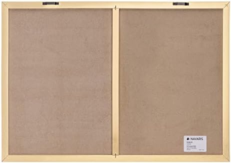 Navaris kombinovana ploča za suho brisanje i tkaninu - 16 x 24 uokvirena dekorativna kombinovana magnetna