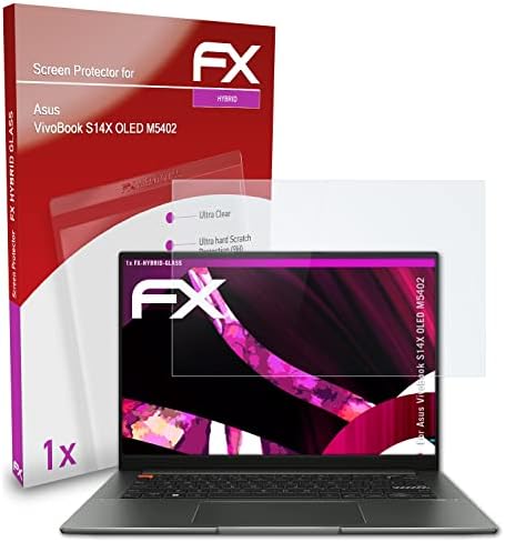 atFoliX zaštitni Film od plastičnog stakla kompatibilan sa Asus VivoBook S14X OLED M5402 zaštitom