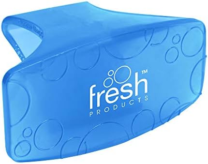Fresh Products Eco Bowl Clip, osvježivač zraka, osvježivač toaleta, osvježivač smeća, bez hemikalija, prirodna ulja, diskretna okeanska magla, plava, proizvedeno u SAD, 12PK