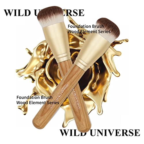 Wild Universe Professional Makeup četkice 12 kom Premium sintetička temeljna četkica za u prahu