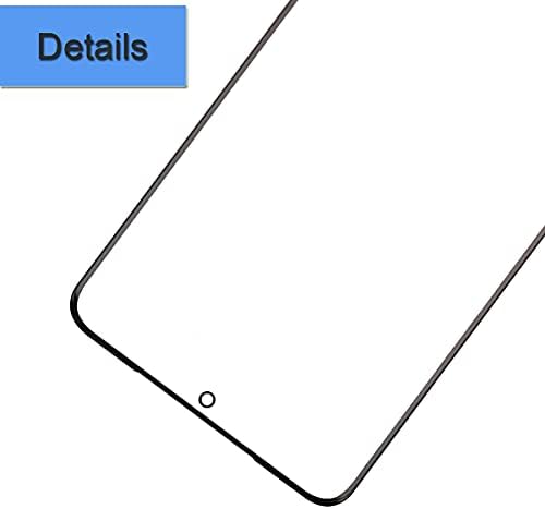 E-yiiviil zamjena sočiva za vanjski ekran prednjeg stakla kompatibilna sa Samsung Galaxy S21 Ultra