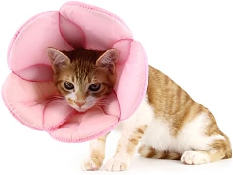 DHDM mačka ovratnik cvijet oblik psa krug protiv ujeda prsten pet oporavak zaštitni ovratnik meka sunđer pet