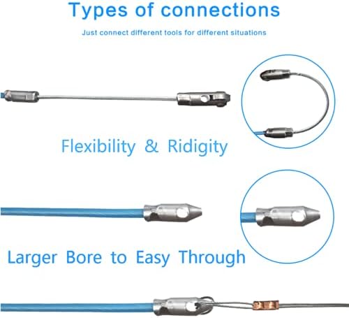 VGONGTECH 20m 67 stopa kabel za vuču kroz zidnu ribu traku od nehrđajućeg čelika žica električna kabla