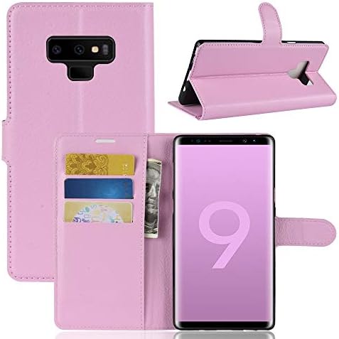 Futrola za mobilni telefon liči tekstura horizontalna preklopna kožna torbica za Galaxy Note 9, sa novčanikom & držač & amp; Slotovi za kartice