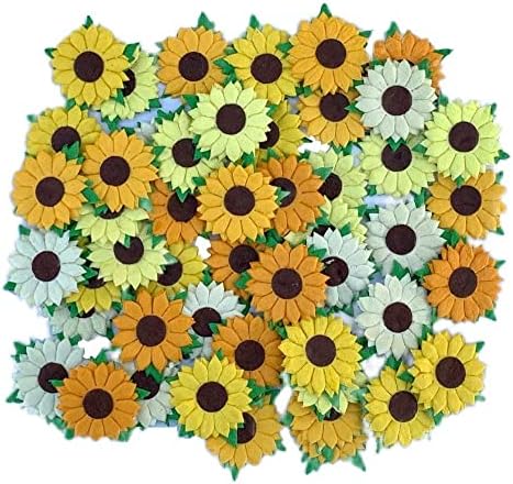 Sunflowers Mulberry Paper 1,25 x 1,25 inča 2 sloja cvijet 50 kom. Najbolje za scrapbooking Creative Creaft Projects Mulberry Paper cvijeće