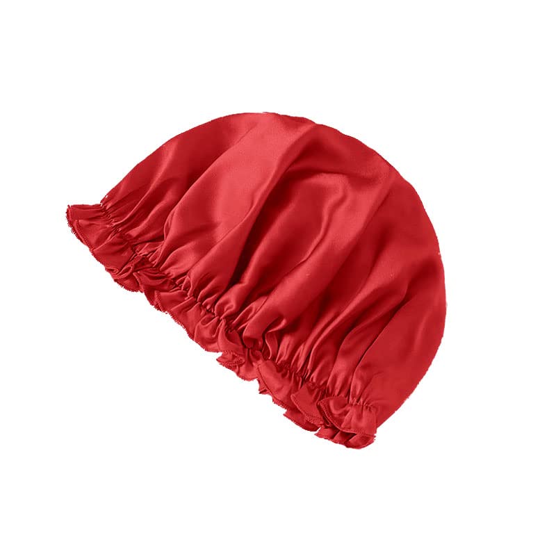 ThxSilk mulberry svilena kapa za žene Njega kose, svilena noćna kapa za spavanje kovrčava kose