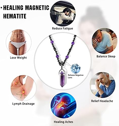 Ogrlica od magnetskog zamlanjenja, limfna odvodnjavanje Detox magnetna terapija ogrlica, ogrlica