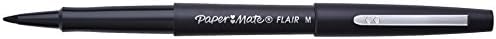 Papir Mate Flair olovka osjetila tip, srednja točka, crna
