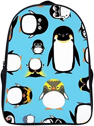 Penguins Travel ruksak estetski Bookbag Heavy Daypacks ramena Radna torba za muškarce škole žene
