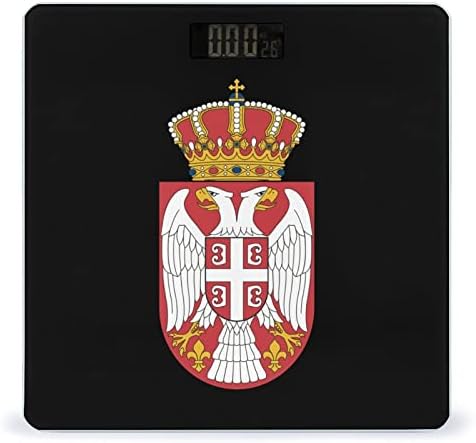 Zastava Srbije Pametna digitalna vaga za telesnu težinu Home Backlit LCD vaga za merenje visoke