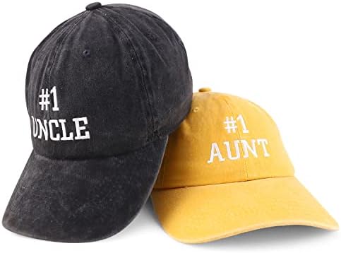 Trendy prodavnica odjeće broj 1 tetka broj 1 ujak Pigment obojen par 2 kom kapa Set