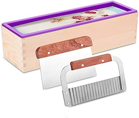 Puimentiua silikonska tost drvena kutija ravna noževa trodijelni set rezanja sapuna
