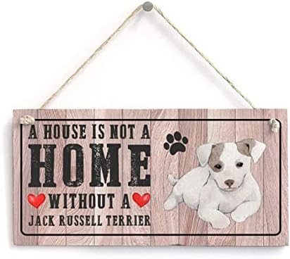 Ljubitelji pasa Zbit Beagle Kuća nije dom bez pasa Funny Wood Dog Sign Dog Memorial Plaketa Rustikalna kuća Signi 8x16 inčni / laj za kućni zid za vlasnika poklona