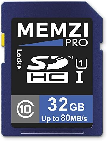 MEMZI PRO 32GB Klasa 10 80MB/s SDHC memorijska kartica za Panasonic Lumix DMC-TZ56, DMC-TZ55, DMC-TZ41,