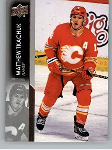 2021-22 Gornja paluba 31 Matthew Tkachuk Calgary Flames Series 1 NHL hokejaška bazna trgovačka kartica