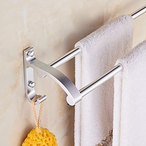 LXDZXY ručnike, ručnik željeznički zid zidni, ručnik sa ručnikom 600mm Space aluminijumski ručnik / 2 sloja kupaonice kupaonice