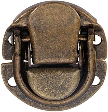 Sigurnosna hasp Lock 1pc Vintage Locked Drvena vinska kutija ručna kolica Pegla nakit Box Padlock kopča kopča