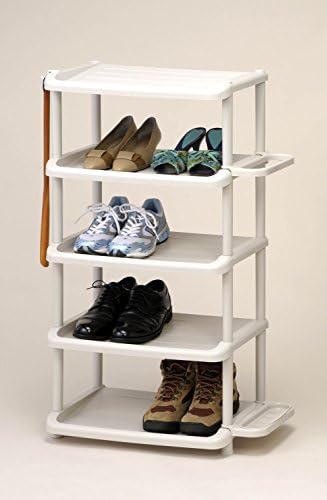 Waizumi Kasei 3102BE stalak za cipele, 5 slojeva, potrebna montaža, dvostruka, bež, 23,0 x 12,2 x 35,6 inča